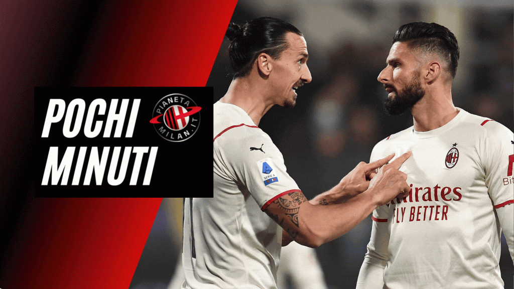 Zlatan Ibrahimovic e Olivier Giroud, attaccanti del Milan (getty images)