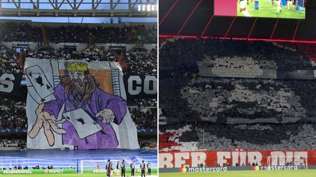 Coreografie Real Madrid Bayern Monaco