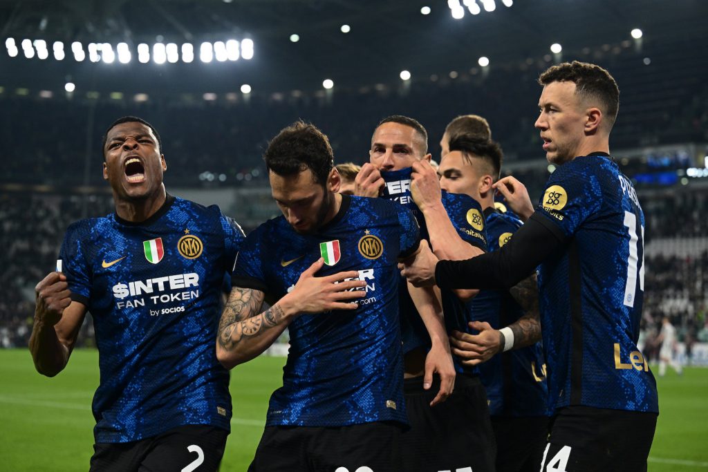 Juventus-Inter 0-1 rigore Calhanoglu Serie A 2021-2022