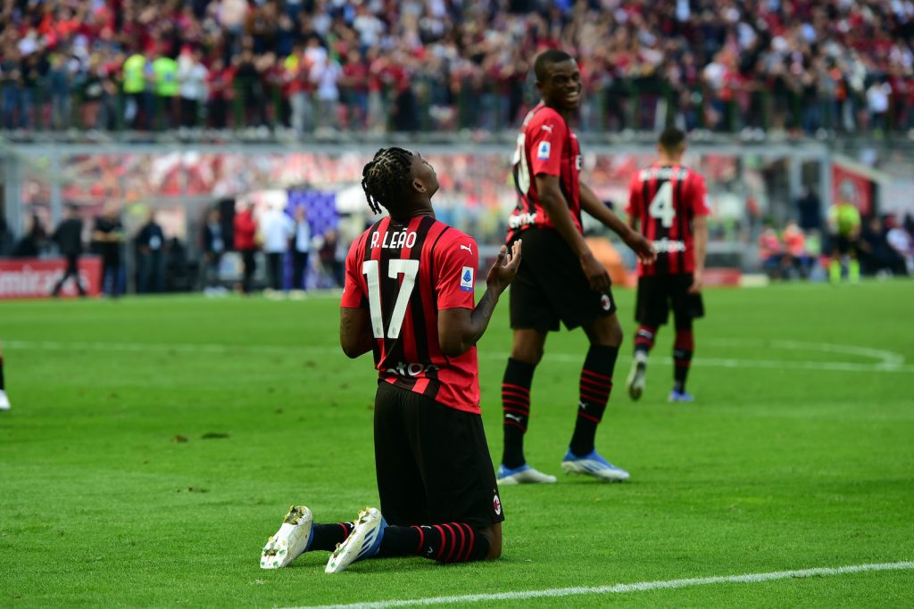 Rafael Leao AC Milan Milan-Fiorentina 1-0 Serie A 2021-2022