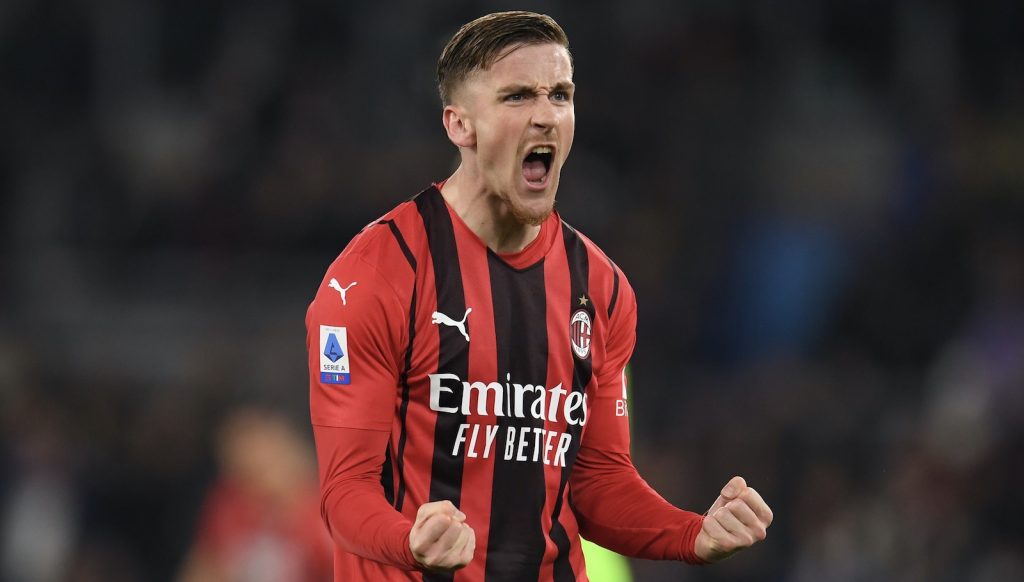 Alexis Saelemaekers AC Milan Lazio-Milan 1-2 Serie A 2021-2022