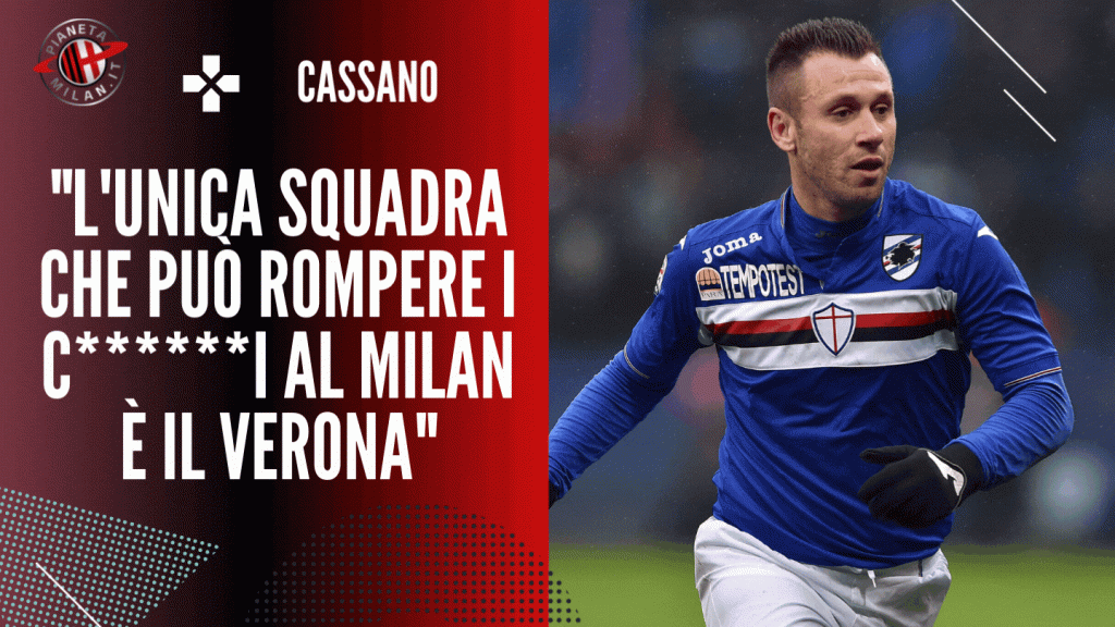 Antonio Cassano, ex attaccante del Milan (getty images)
