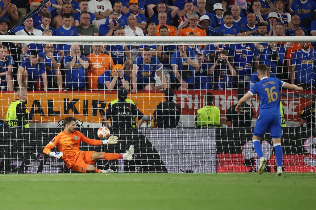 Eintracht Rangers Europa League Ramsey