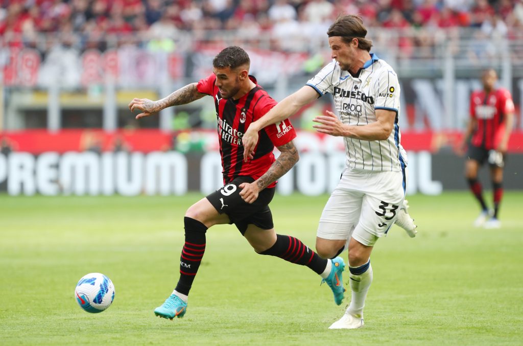Theo Hernández AC Milan Milan-Atalanta Serie A 2021-2022