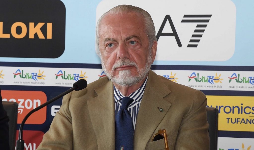 Aurelio De Laurentiis Napoli conferenza stampa