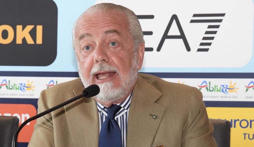 Aurelio De Laurentiis Napoli conferenza stampa