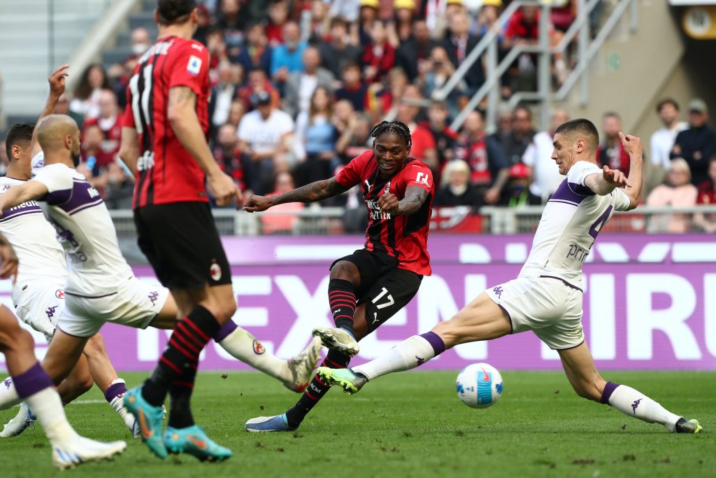 Rafael Leao AC Milan Milan-Fiorentina 1-0 Serie A 2021-2022