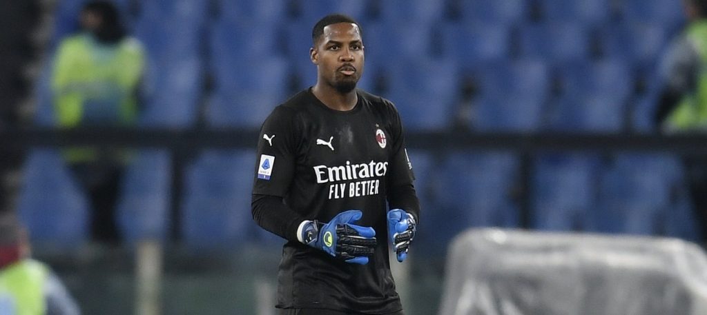 Mike Maignan AC Milan Lazio-Milan 1-2 Serie A 2021-2022