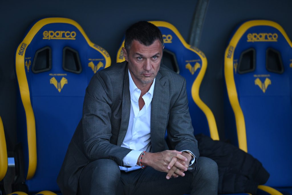 Paolo Maldini AC Milan Verona-Milan 1-3 Serie A 2021-2022