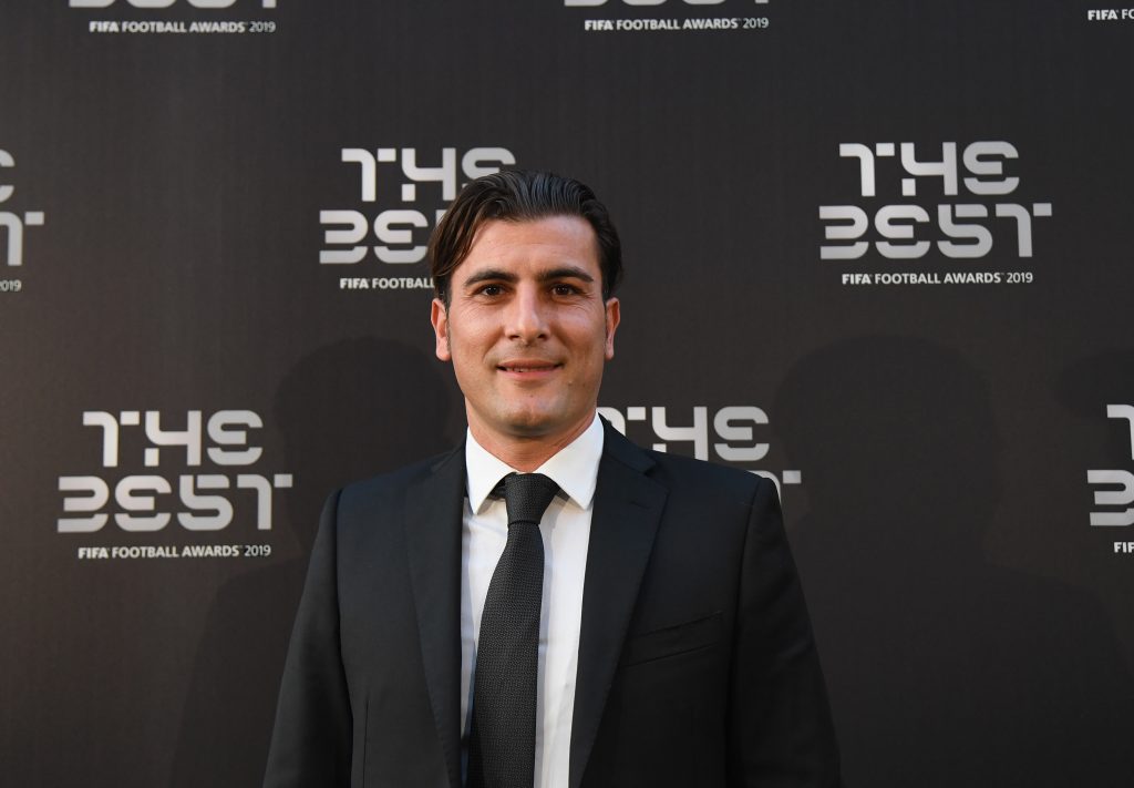 MILAN, ITALY - SEPTEMBER 23: Nicola Ventola attends The Best FIFA Football Awards 2019 at the Teatro Alla Scala on September 23, 2019 in Milan, Italy. (Photo by Claudio Villa/Getty Images)