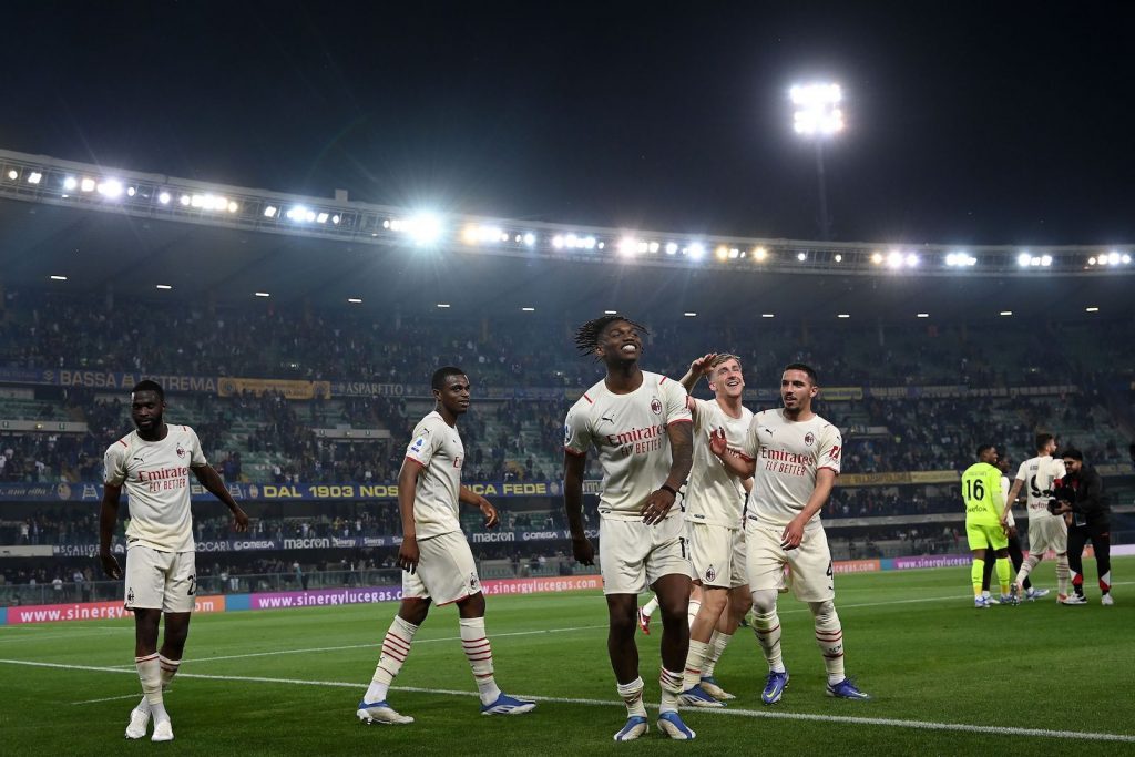 Rafael Leao AC Milan Verona-Milan 1-3 Serie A 2021-2022