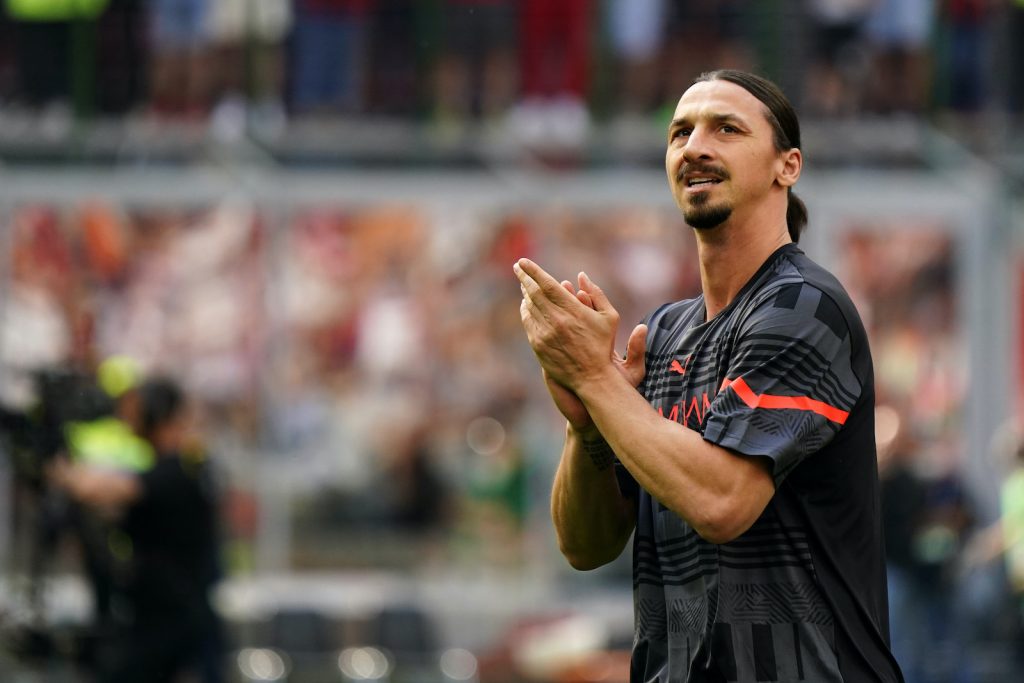 Zlatan Ibrahimovic AC Milan Milan-Atalanta 2-0 Serie A 2021-2022
