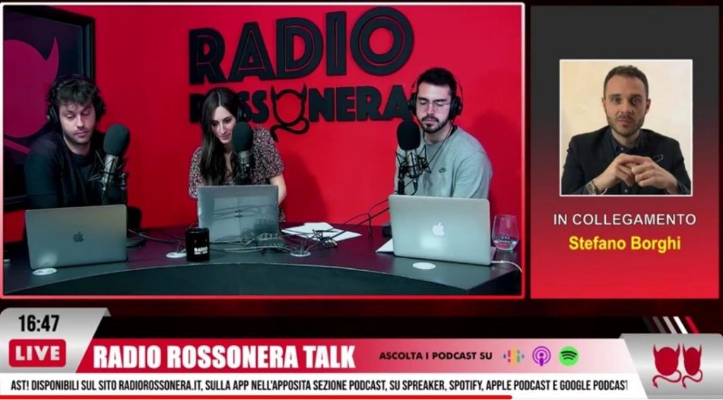 Borghi: "Scudetto? Milan avvantaggiato. Leao ha i crismi del campione" (screen rr)