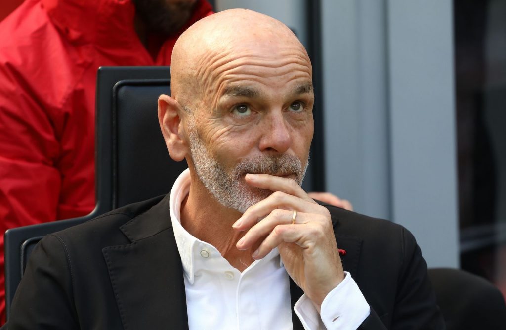 Stefano Pioli AC Milan Milan-Fiorentina 1-0 Serie A 2021-2022
