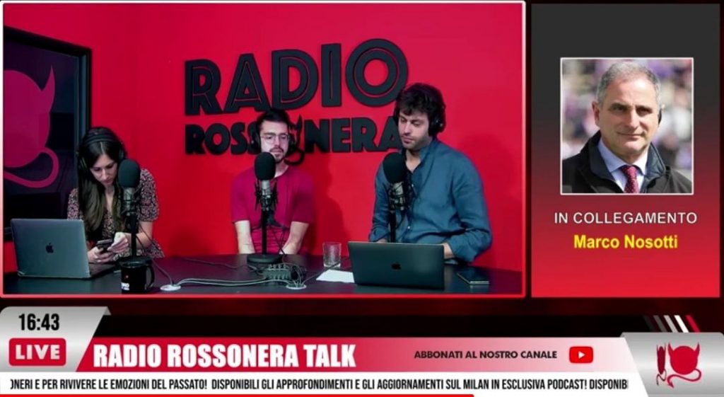 Nosotti: "Il Sassuolo patisce la fase difensiva, ma gioca con leggerezza" (screen rr)