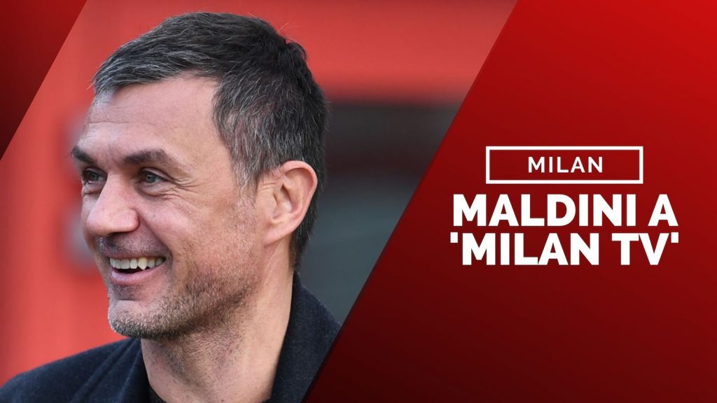 Paolo Maldini AC Milan dichiarazioni Milan TV Serie A Champions League Coppa Italia