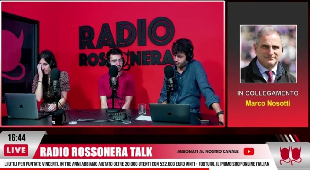 Nosotti: "Attesa per Sassuolo-Milan. Rischio pioggia? C'è il sole" | VIDEO (screen rr)