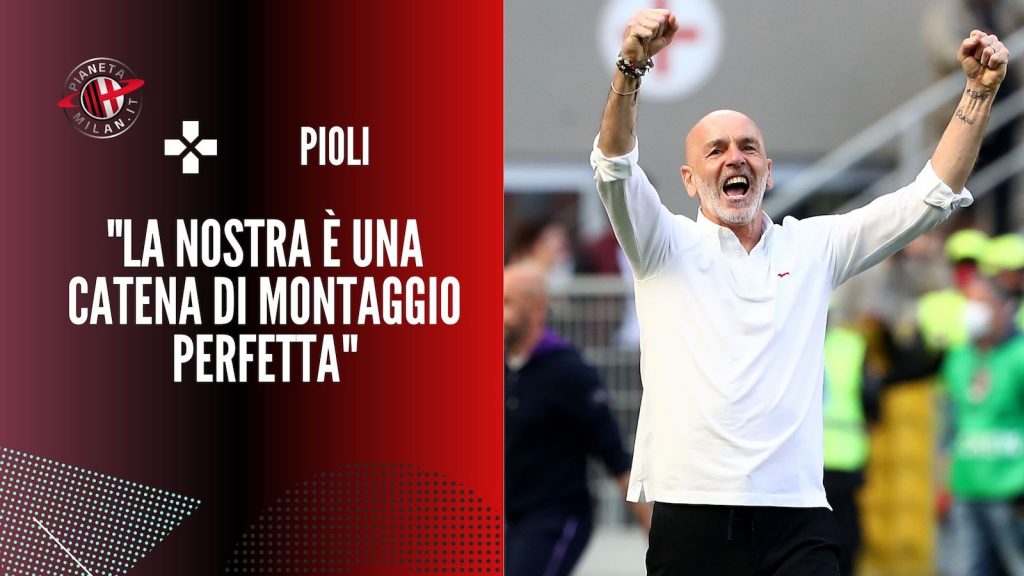 Stefano Pioli AC Milan Milan-Fiorentina 1-0 Serie A 2021-2022
