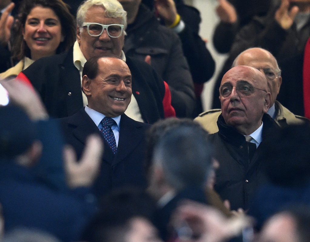 Silvio Berlusconi Adriano Galliani AC Milan