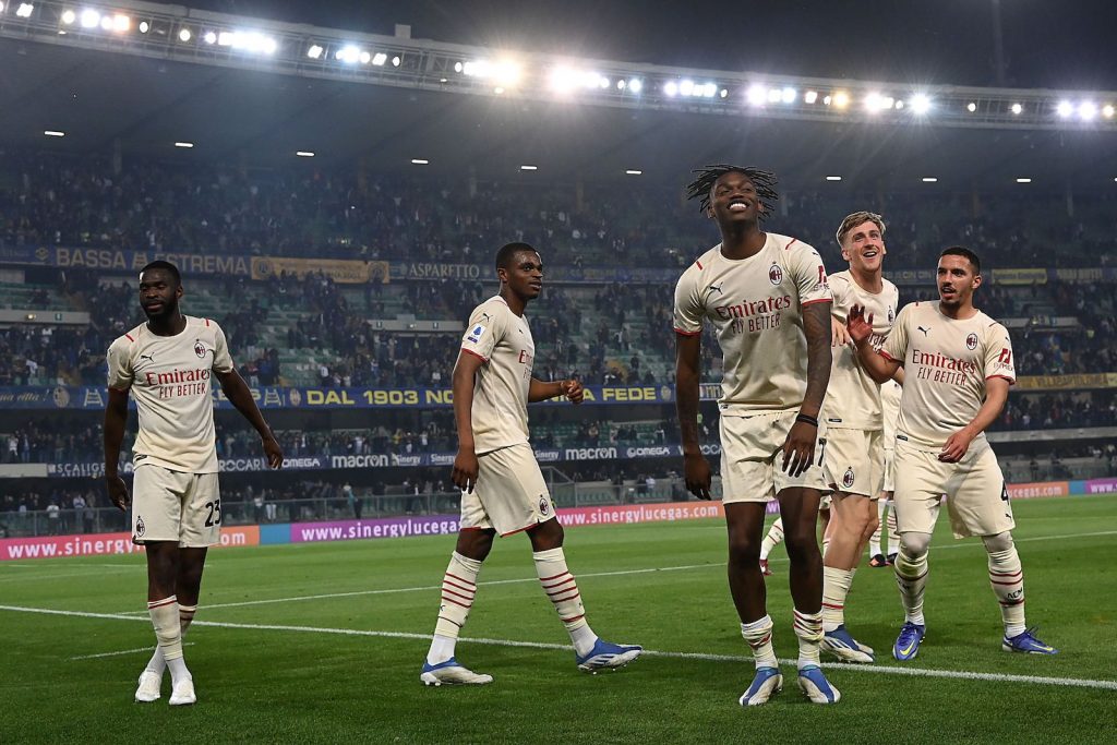 Rafael Leao AC Milan Verona-Milan 1-3 Serie A 2021-2022