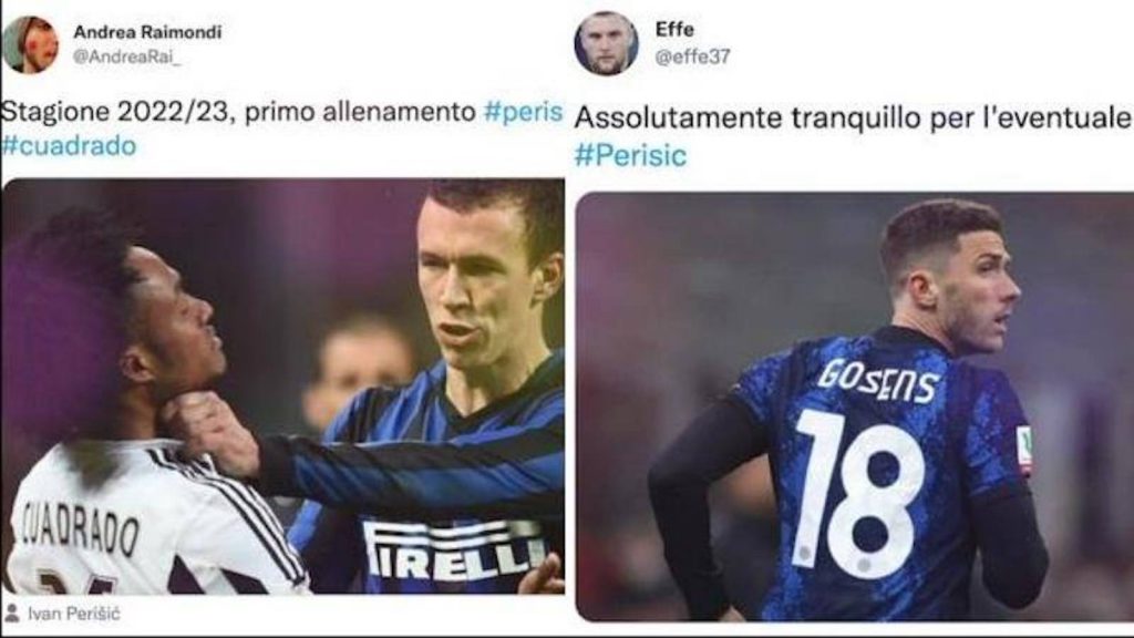 Perisic Inter Juventus social