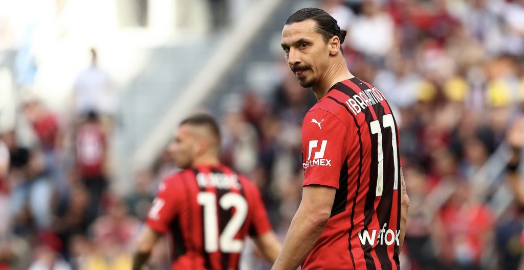Zlatan Ibrahimovic AC Milan Milan-Fiorentina 1-0 Serie A 2021-2022