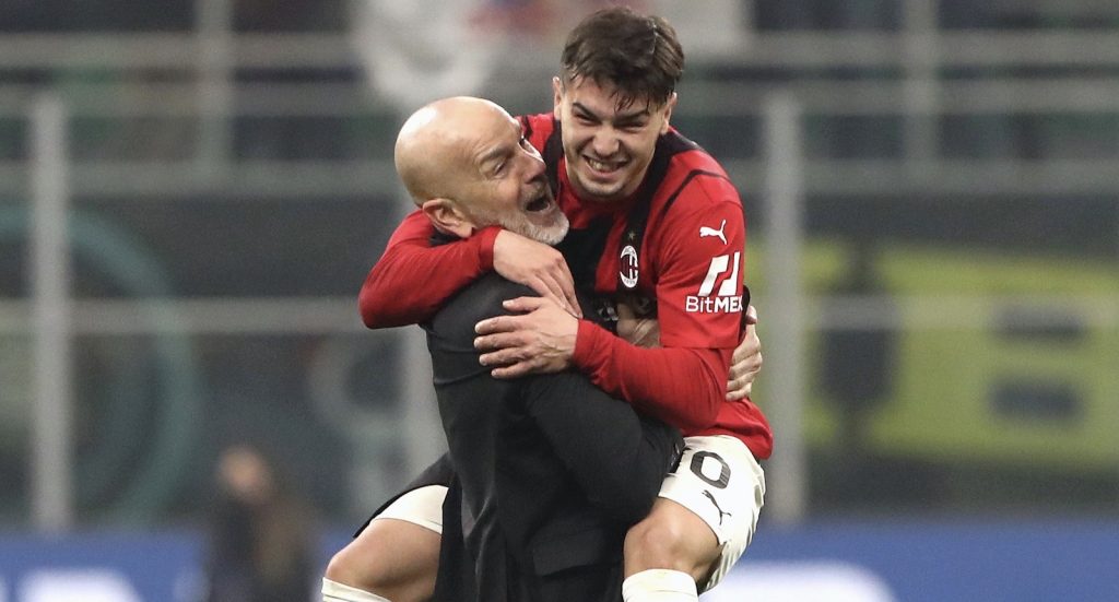 Pioli Brahim Díaz AC Milan derby Inter-Milan 1-2 Serie A 2021-2022