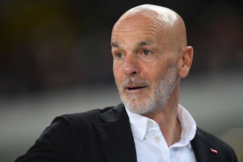 Stefano Pioli AC Milan Verona-Milan 1-3 Serie A 2021-2022