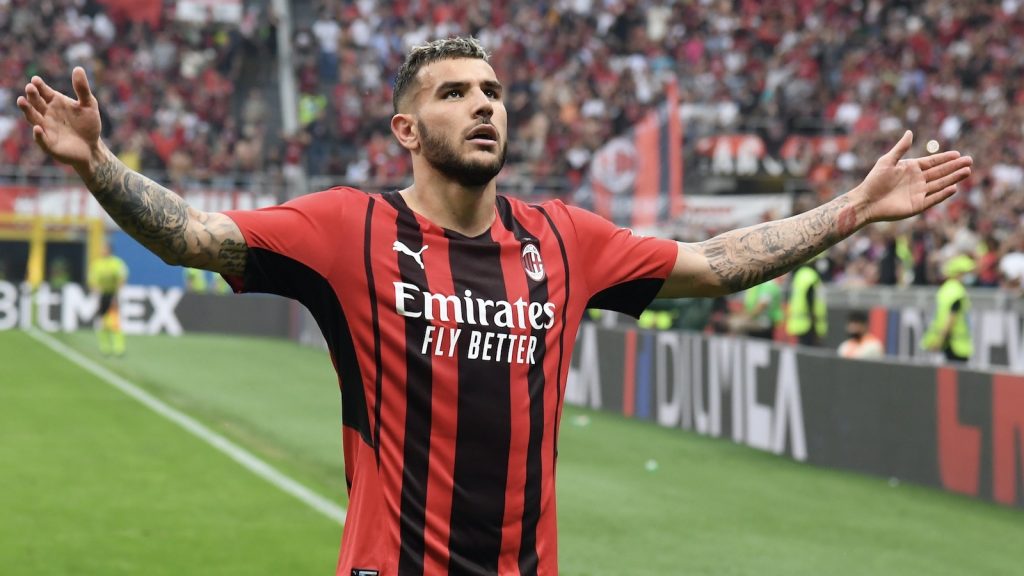 Theo Hernández AC Milan Milan-Atalanta 2-0 Serie A 2021-2022