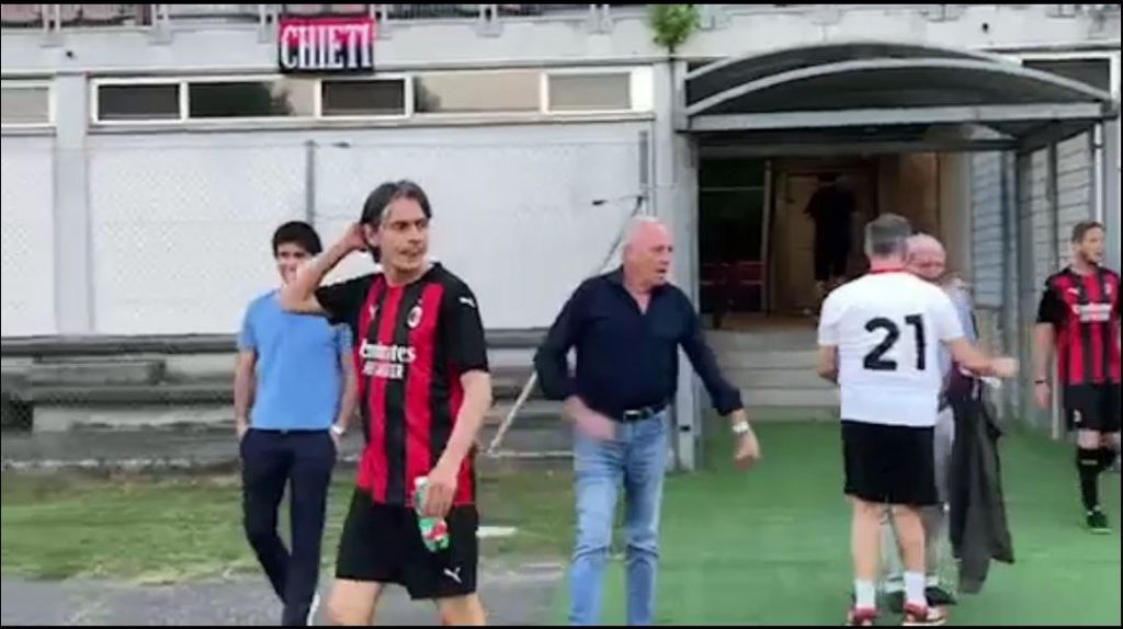 Memorial Claudio Lippi, l'ingresso di Inzaghi e Ambrosini | VIDEO PM (foto pm)