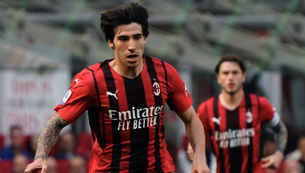 Sandro Tonali AC Milan Milan-Fiorentina 1-0 Serie A 2021-2022