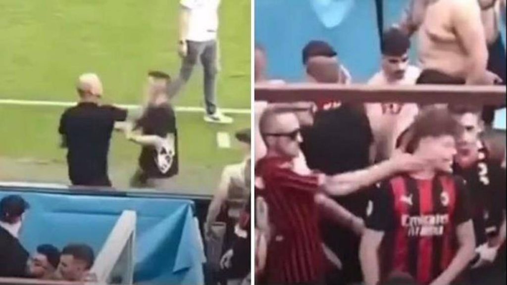 Schiaffi tifosi Milan