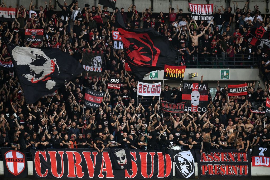 AC Milan tifosi Curva Sud Milano Verona-Milan 1-3 Serie A 2021-2022