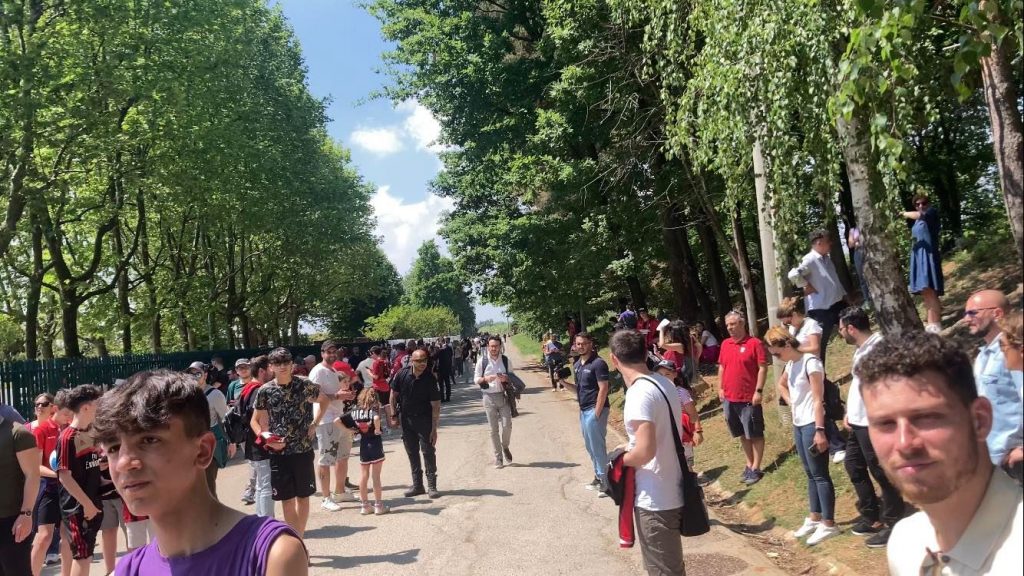 Milan Atalanta tifosi Milanello
