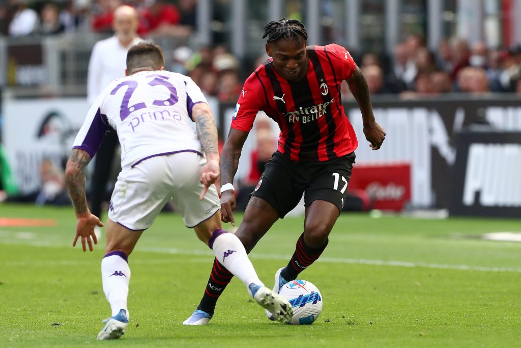 Rafael Leao AC Milan Milan-Fiorentina Serie A 2021-2022