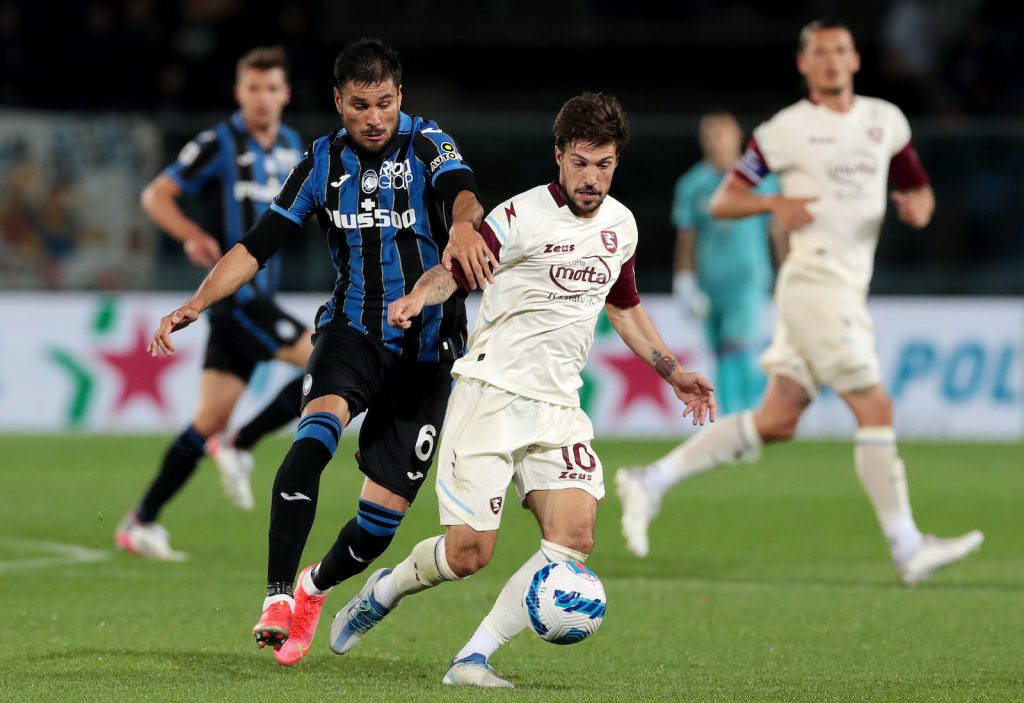 Atalanta-Salernitana 1-1 Serie A 2021-2022 Verdi Palomino