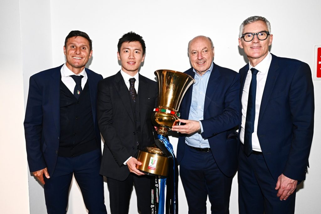 La dirigenza dell'Inter, Marotta pensa al calciomercato