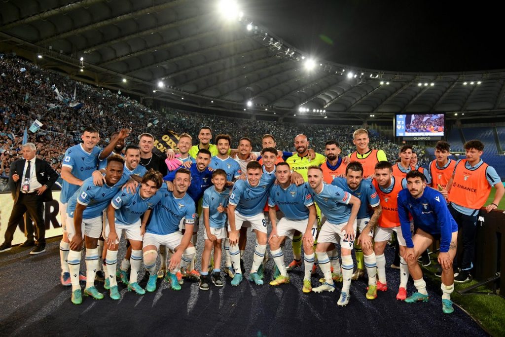 La Lazio festeggia il quinto posto