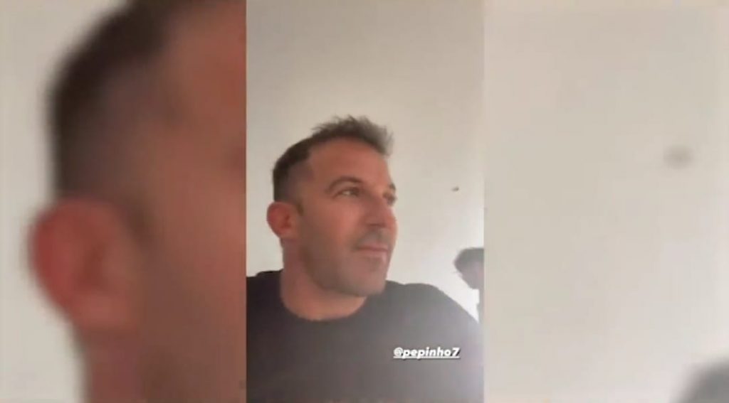 Del Piero spietato: che risate insieme a Simone Pepe e Di Livio | VIDEO (screen gazzetta.it)