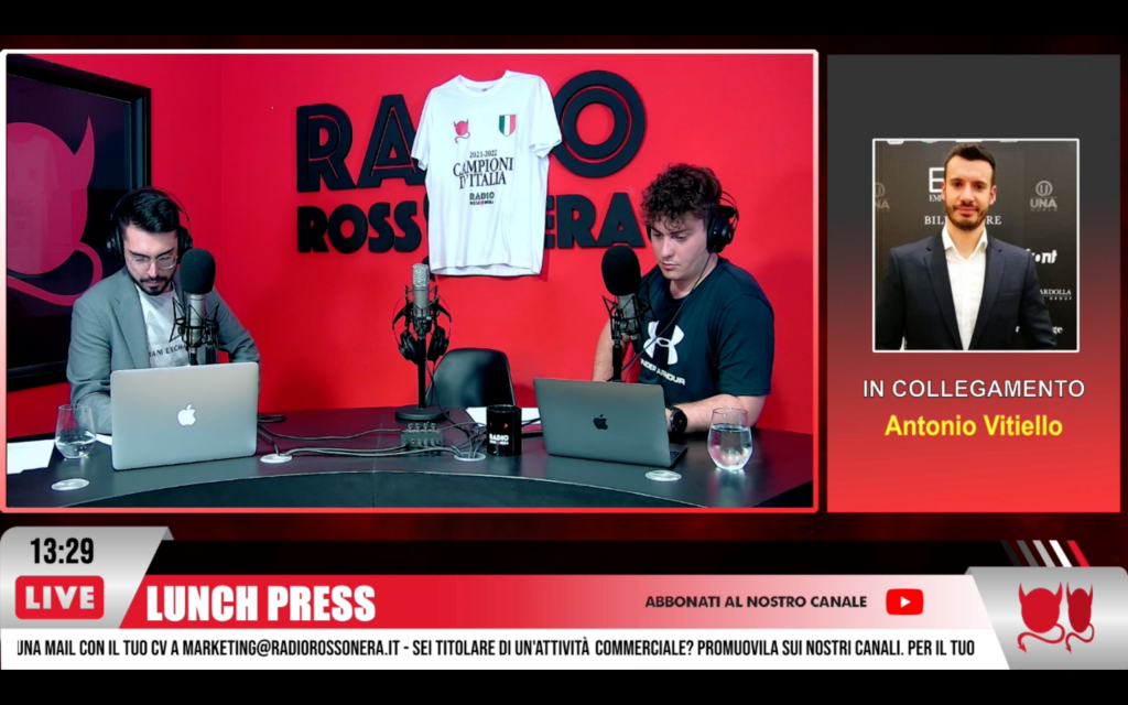 Milan Antonio Vitiello Radio Rossonera