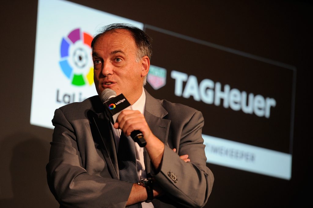 Javier Tebas, presidente de La Liga (getty images)