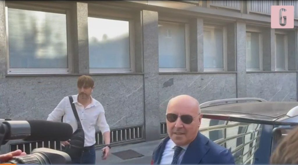 Inter, Marotta: "Skriniar ha un problema muscolare. Su Asllani..." | VIDEO (screen gazzetta.it)