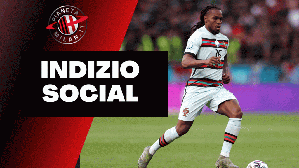 Leao, il commento con i colori rossoneri in una foto di Sanches sui social (getty images)