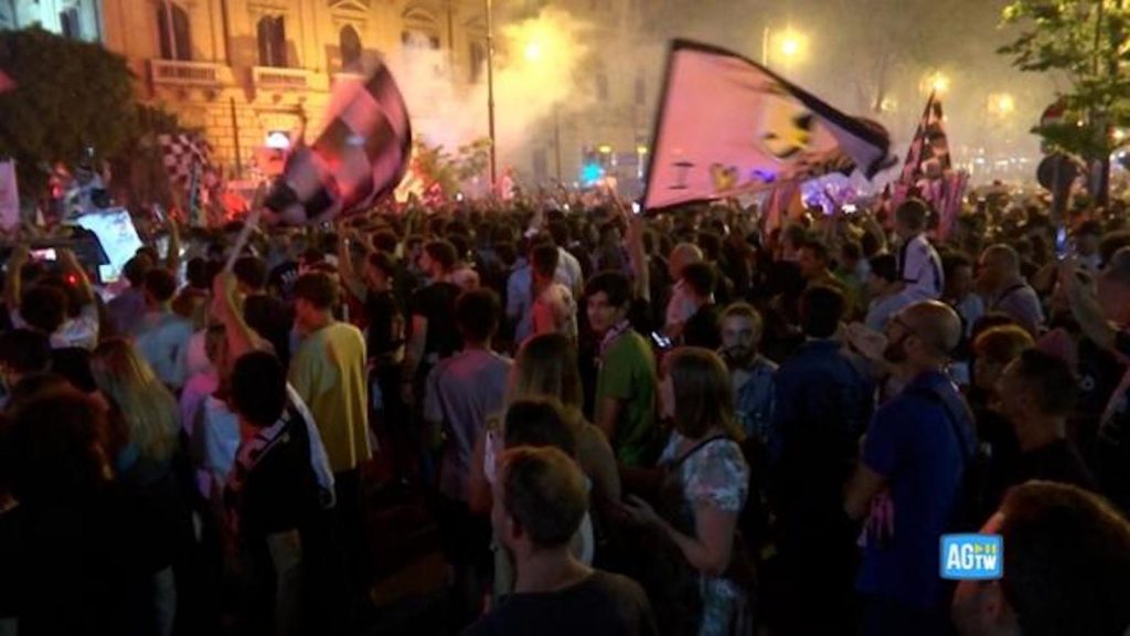 Palermo Serie B festa