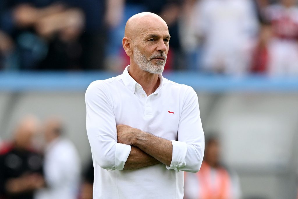 Stefano Pioli AC Milan Sassuolo-Milan 0-3 Serie A 2021-2022