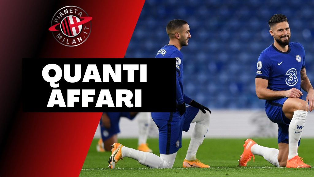 Ziyech, Giroud, Tomori e non solo: quanti affari tra Milan e Chelsea | News (getty images)