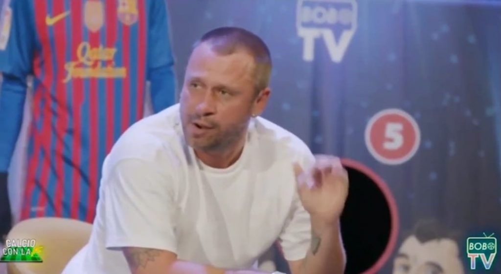 Cassano, bordata a Van Basten: "Dice cag**e su Messi" | VIDEO (screen gazzetta.it)