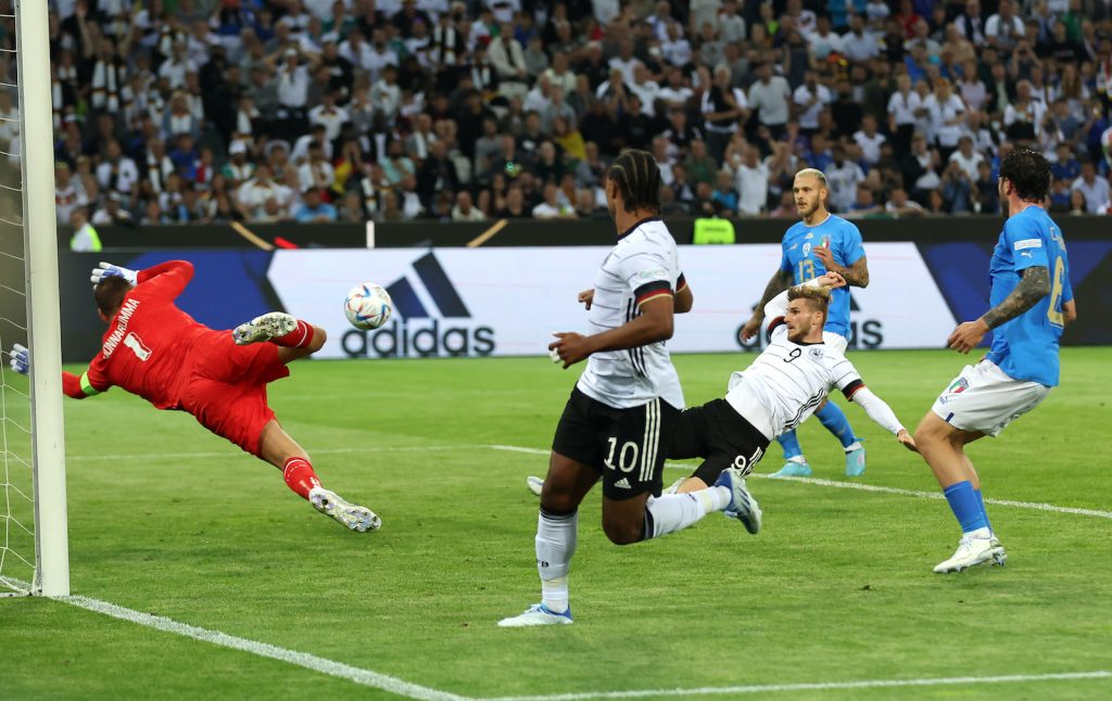 Germania-Italia 5-2 Nations League gol Werner