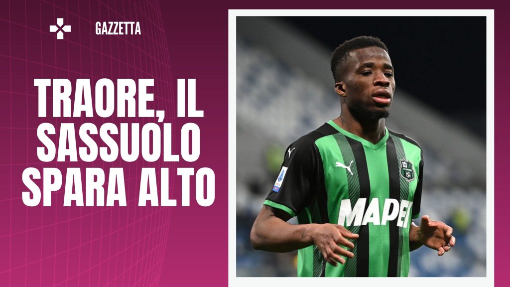 Hamad Junior Traore, calciatore del Sassuolo che piace al Milan (getty images)