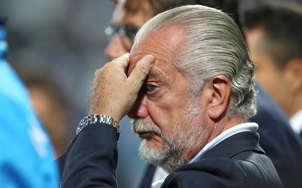 Aurelio De Laurentiis, presidente del Napoli